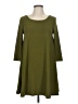 Leith Solid Green Casual Dress Size M - photo 1