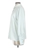 Halogen Color Block Green Long Sleeve Blouse Size S - photo 5