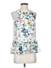 Likely 100% Polyester White Sleeveless Blouse Size 2 - photo 1