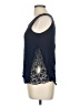 Alya 100% Polyester Blue Sleeveless Blouse Size M - photo 5