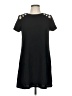 Francesca's Solid Black Casual Dress Size M - photo 1