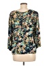 Sam & Lavi 100% Rayon Blue 3/4 Sleeve Blouse Size M - photo 2