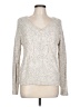 St. John's Bay Metallic Silver Pullover Sweater Size L (petite) - photo 1