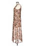 Louna Animal Print Brown Cocktail Dress Size L - photo 5