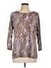 Talbots Paisley Purple Pullover Sweater Size L - photo 1