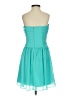 Max and Cleo 100% Polyester Hearts Teal Cocktail Dress Size 0 - photo 2