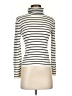Be Cool Stripes Ivory Turtleneck Sweater Size S - photo 1