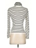 Be Cool Stripes Ivory Turtleneck Sweater Size S - photo 2