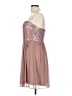 Max and Cleo 100% Polyester Hearts Brown Cocktail Dress Size 10 - photo 5