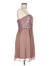 Max and Cleo 100% Polyester Hearts Brown Cocktail Dress Size 10 - photo 4