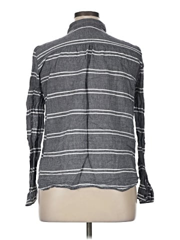 Ann Taylor LOFT Outlet Long Sleeve Button-Down Shirt (view 2)