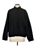 Fashion Solid Black Track Jacket Size M - photo 1