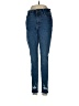NY&C Solid Blue Jeans Size 8 - photo 1