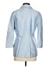 Saks Fifth Avenue 100% Acetate Blue Blazer Size 4 - photo 2