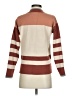 Staccato Stripes Brown Turtleneck Sweater Size S - photo 2