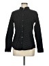 Eddie Bauer Polka Dots Black Long Sleeve Button-Down Shirt Size M - photo 1