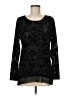 Simply Vera Vera Wang Black Long Sleeve Blouse Size M - photo 1