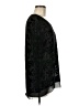 Simply Vera Vera Wang Black Long Sleeve Blouse Size M - photo 4