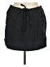 L.L.Bean 100% Polyester Solid Black Gray Casual Skirt Size XL - photo 1