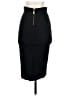 H&M Solid Black Formal Skirt Size S - photo 2