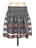 Max Studio 100% Polyester Print Gray Casual Skirt Size L - photo 1