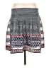 Max Studio 100% Polyester Print Gray Casual Skirt Size L - photo 2