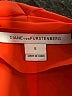 Diane von Furstenberg 100% Polyester Orange Sleeveless Blouse Size S - photo 6