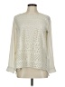 Banana Republic 100% Polyester Ivory Long Sleeve Blouse Size M (petite) - photo 1