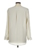 Banana Republic 100% Polyester Ivory Long Sleeve Blouse Size M (petite) - photo 2