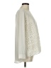 Banana Republic 100% Polyester Ivory Long Sleeve Blouse Size M (petite) - photo 4