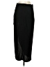 Zara Solid Black Casual Skirt Size S - photo 2