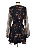 Lulus 100% Polyester Floral Black Casual Dress Size S - photo 2