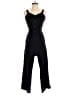 Monteau 100% Polyester Solid Black Jumpsuit Size S - photo 1