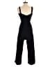 Monteau 100% Polyester Solid Black Jumpsuit Size S - photo 2