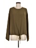 Primark 100% Polyester Green Long Sleeve Blouse Size M - photo 1