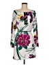 Unbranded Print Ivory White Casual Dress Size M (estimated) - photo 1