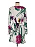 Unbranded Print Ivory White Casual Dress Size M (estimated) - photo 2