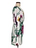 Unbranded Print Ivory White Casual Dress Size M (estimated) - photo 4
