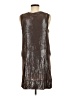 Marc by Marc Jacobs Metallic Brown Cocktail Dress Size M - photo 2