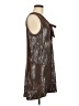 Marc by Marc Jacobs Metallic Brown Cocktail Dress Size M - photo 4