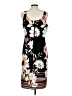 Artex Floral Black Casual Dress Size L - photo 2