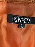 Kasper 100% Polyester Orange Blazer Size 4 - photo 6