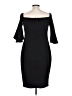 Laundry by Shelli Segal Solid Black Cocktail Dress Size 12 - photo 2