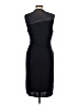 Halston Heritage 100% Polyester Solid Black Blue Cocktail Dress Size 10 - photo 2