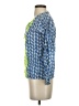 Taj 100% Cotton Blue Long Sleeve Blouse Size S - photo 5