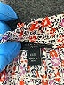 Ann Taylor 100% Polyester Floral Ivory Short Sleeve Blouse Size XXS - photo 7