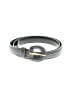 Leather Shop Gray Leather Belt Size S - photo 1
