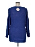 Nicole by Nicole Miller Blue Pullover Sweater Size XL - photo 2