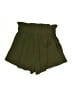 Shein Solid Green Shorts Size XS - photo 2