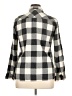 J.Crew Checkered-gingham Gray 3/4 Sleeve Button-Down Shirt Size 14 - photo 2